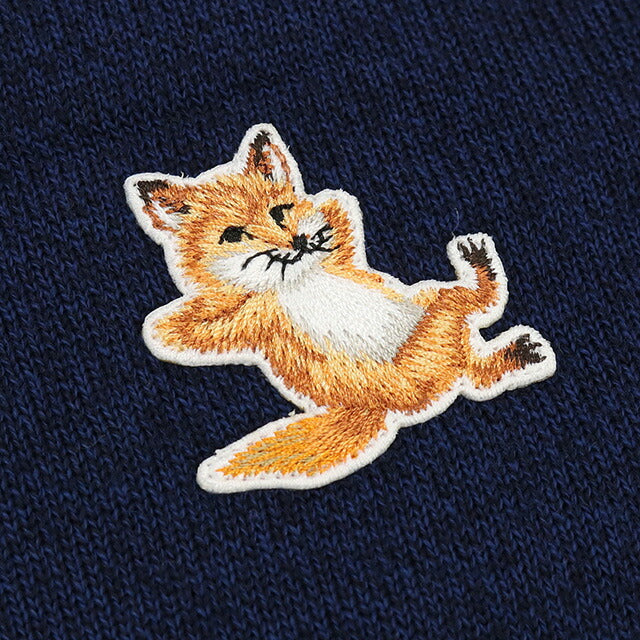 メゾンキツネ ニット メンズ ブランド MAISON KITSUNE モロッコ KM00501 NAVY MELANGE ネイビー系 ウェア 選べるモデル MKIKM00501A