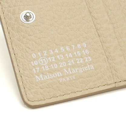 メゾンマルジェラ 二折財布小銭入付き レディース ブランド Maison Margiela レザー S56UI0140 ベージュ 財布 MMAS56UI0140031
