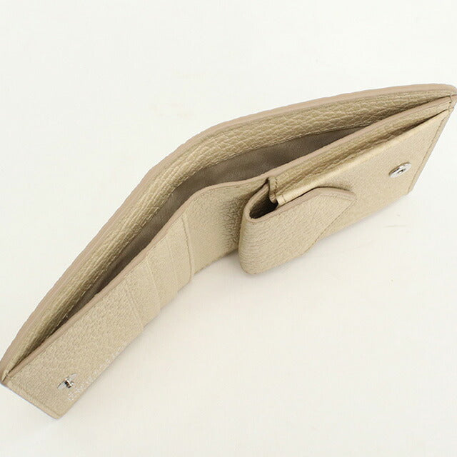 メゾンマルジェラ 二折財布小銭入付き レディース ブランド Maison Margiela レザー S56UI0140 ベージュ 財布 MMAS56UI0140031