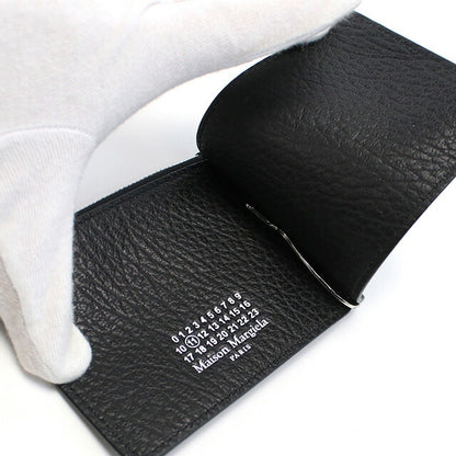 メゾンマルジェラ 二つ折り財布 メンズ ブランド Maison Margiela レザー イタリア SA1UI0022 ブラック 財布 MMASA1UI0022011