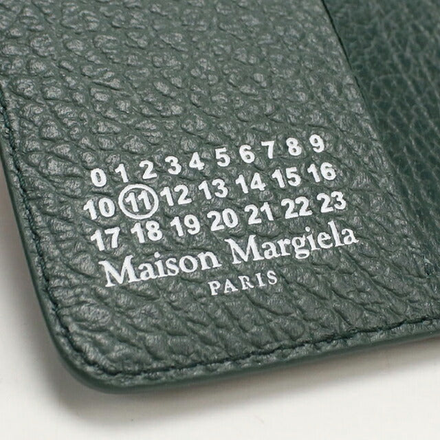 メゾンマルジェラ 6連キーケース ユニセックス ブランド Maison Margiela レザー SA3UA0001 グリーン MMASA3UA0001041