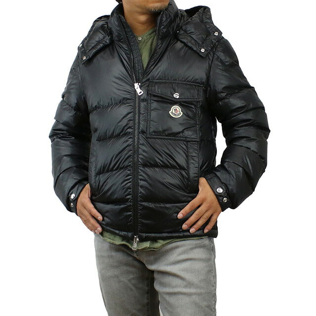 モンクレール ダウンジャケット メンズ ブランド MONCLER 1A00001 ブラック ウェア 選べるモデル MON1A00001A