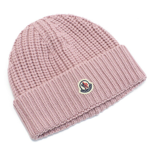 MONCLER ニット帽 ピンク モンクレール BERRETTO TRICOT 2022 ニットキャップ ウール