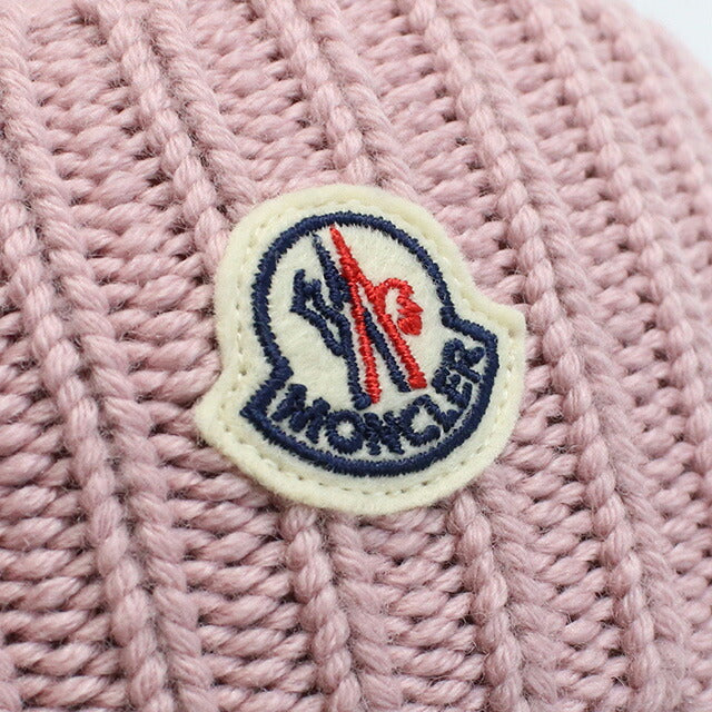 MONCLER ニット帽 ピンク モンクレール BERRETTO TRICOT 2022 ニットキャップ ウール