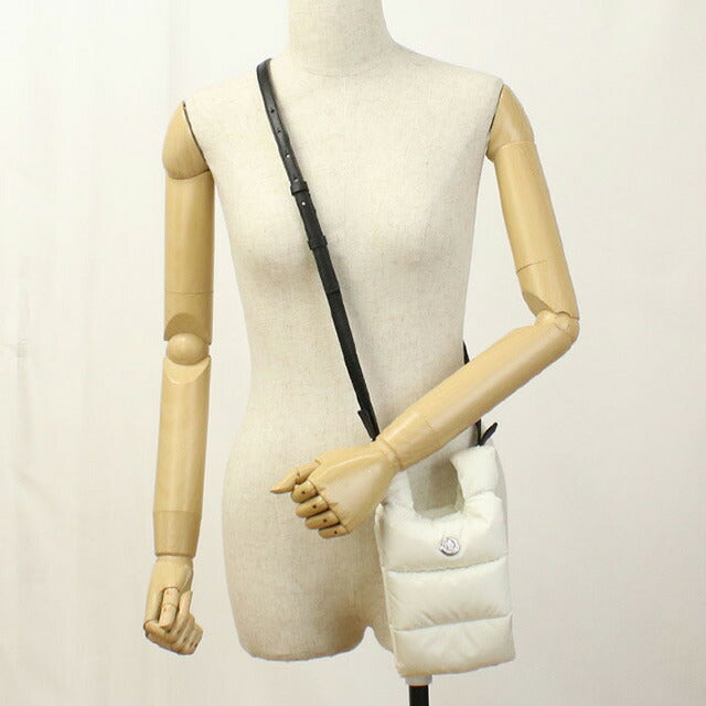 モンクレール 斜め掛け ショルダーバッグ レディース ブランド MONCLER 5L00022 ホワイト バッグ MON5L00022031