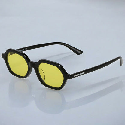 マックキュー サングラス メンズ レディース ブランド MCQ MQ0234SA ブラック/イエロー MQ0234SA-002-ASI-SUN-UNI