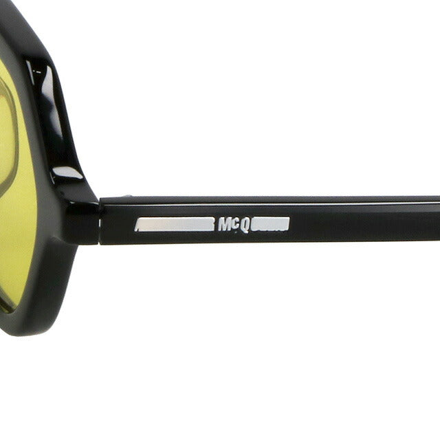 マックキュー サングラス メンズ レディース ブランド MCQ MQ0234SA ブラック/イエロー MQ0234SA-002-ASI-SUN-UNI