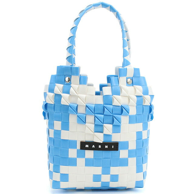 マルニ トートバッグ レディース ブランド MARNI コロンビア M00637 ブルー系 ホワイト系 バッグ MRNM00637031