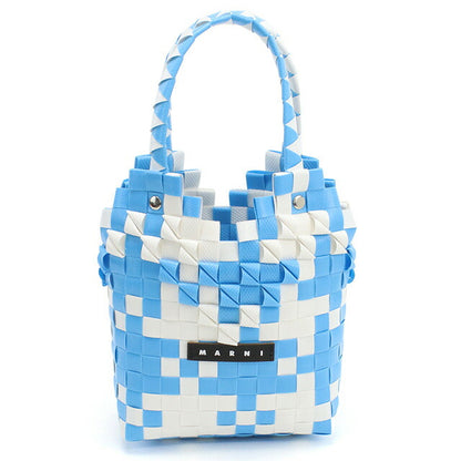 マルニ トートバッグ レディース ブランド MARNI コロンビア M00637 ブルー系 ホワイト系 バッグ MRNM00637031