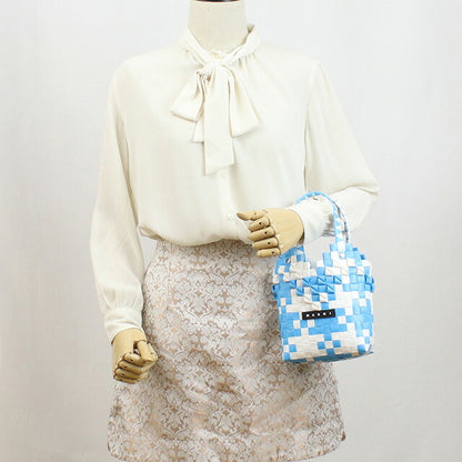 マルニ トートバッグ レディース ブランド MARNI コロンビア M00637 ブルー系 ホワイト系 バッグ MRNM00637031