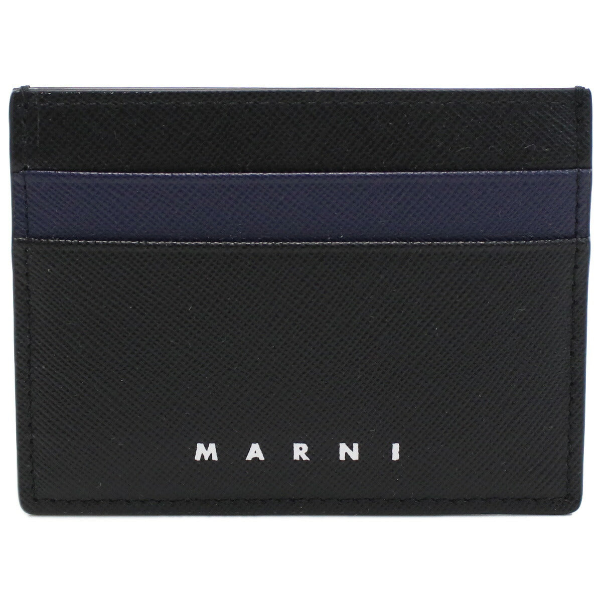 マルニ カードケース メンズ レザー イタリア PFMI0002L4 ブラック ネイビー 財布 MRNPFMI0002L4011