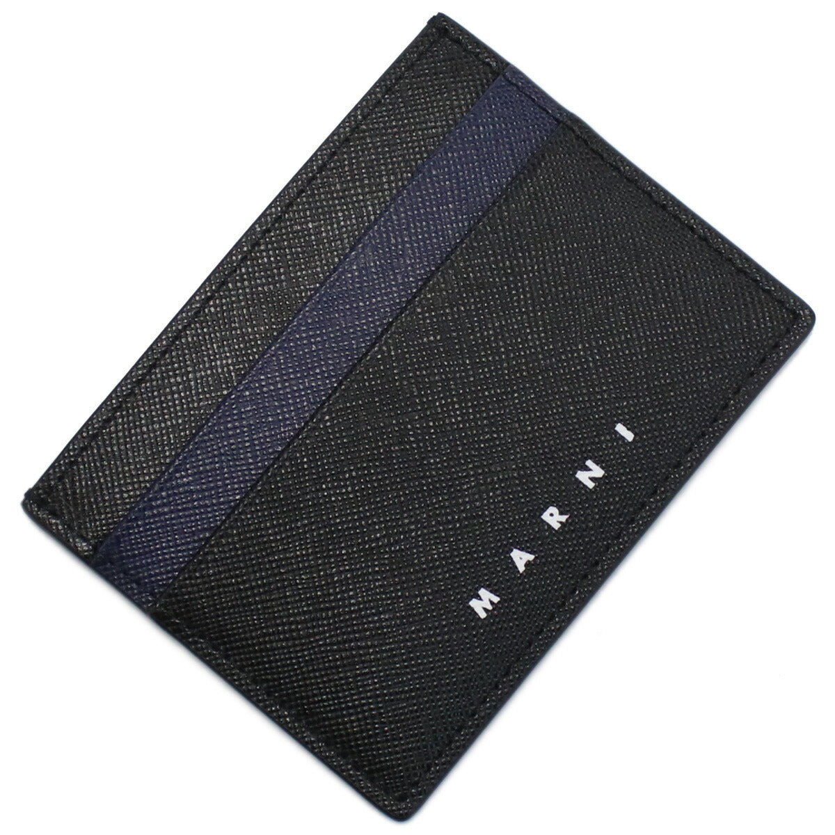 マルニ カードケース メンズ レザー イタリア PFMI0002L4 ブラック ネイビー 財布 MRNPFMI0002L4011