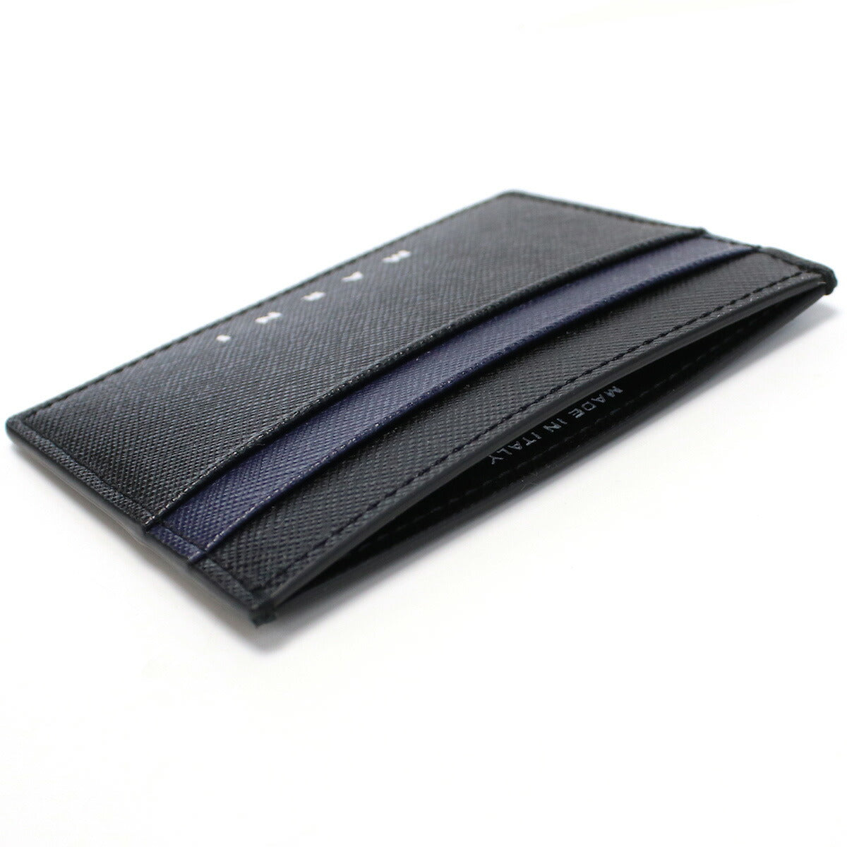 マルニ カードケース メンズ レザー イタリア PFMI0002L4 ブラック ネイビー 財布 MRNPFMI0002L4011