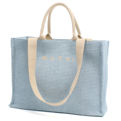 マルニ カゴバッグ レディース コットン52% ナイロン48% イタリア SHMP0078U0 ブルー系 バッグ MRNSHMP0078U0031