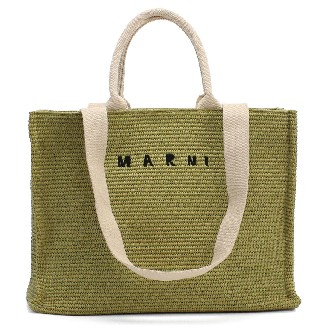マルニ カゴバッグ レディース コットン52% ナイロン48% イタリア SHMP0078U0 グリーン系 バッグ MRNSHMP0078U0041