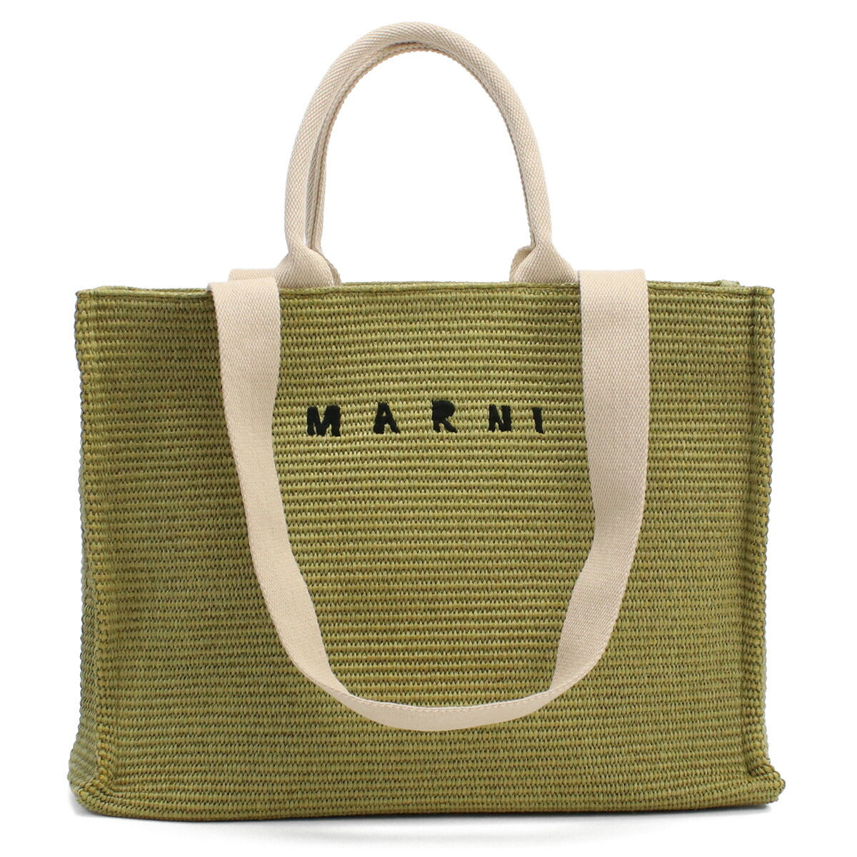 マルニ カゴバッグ レディース コットン52% ナイロン48% イタリア SHMP0078U0 グリーン系 バッグ MRNSHMP0078U0041