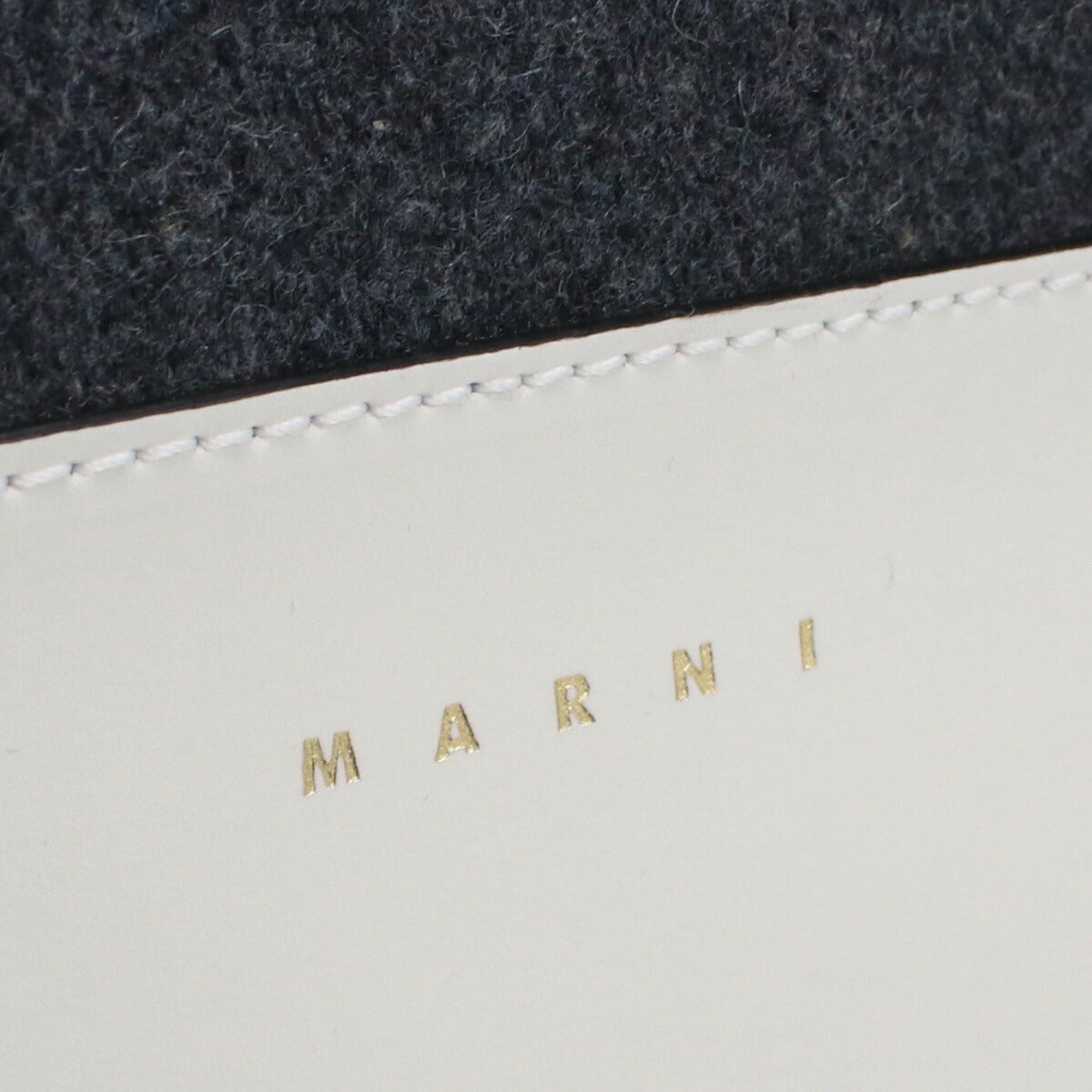 マルニ トートバッグ レディース ウール80％、ナイロン20％ イタリア SHMPV01Q00 グレー系 ホワイト系 バッグ MRNSHMPV01Q00011