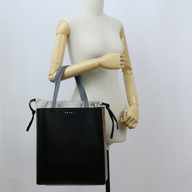マルニ トートバッグ レディース ブランド MARNI レザー イタリア SHMPV02Y02 ブラック マルチカラー バッグ MRNSHMPV02Y02011