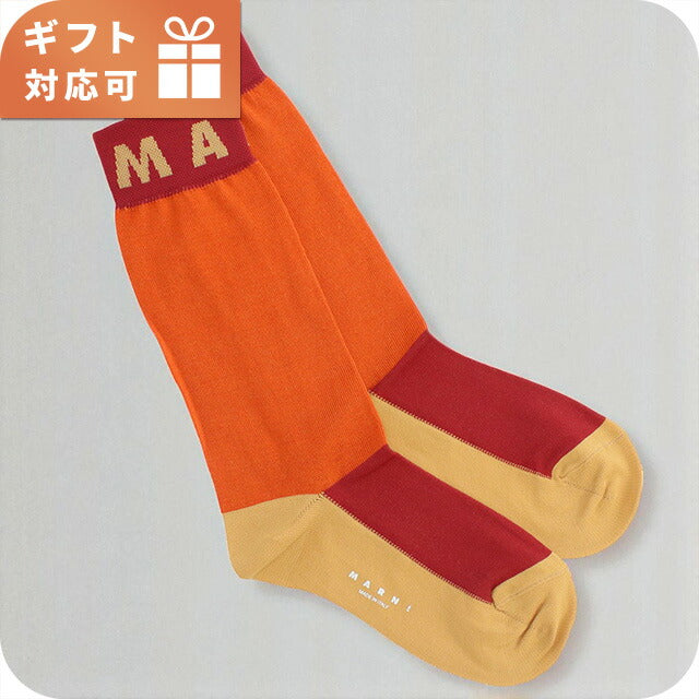Marni Socks for Women Brand MARNI SKMC0120Q1 Orange Multicolor Wear Choose from Models MRNSKMC0120Q1B