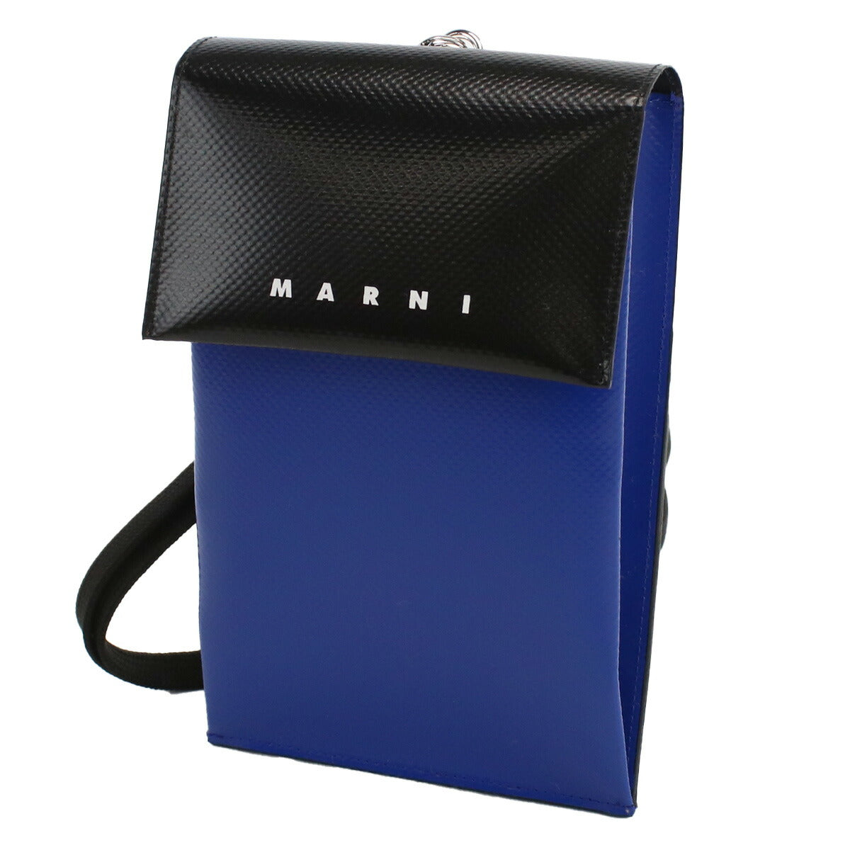 マルニ ポシェット メンズ ポリエステル イタリア TEMI0004A4 ブルー系 ブラック バッグ MRNTEMI0004A4011