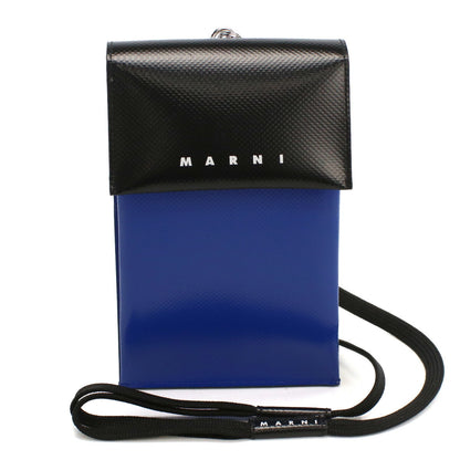 マルニ ポシェット メンズ ポリエステル イタリア TEMI0004A4 ブルー系 ブラック バッグ MRNTEMI0004A4011