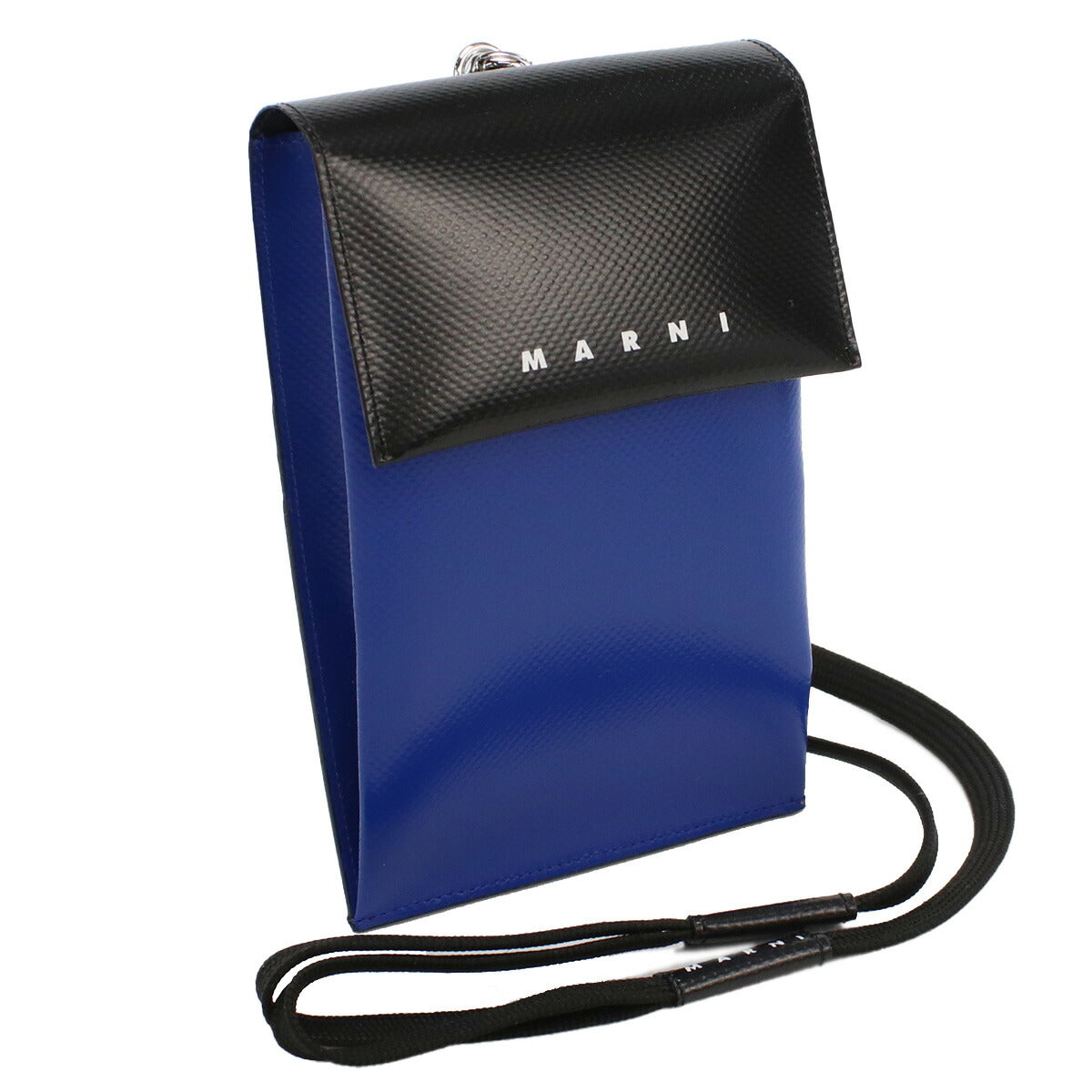 マルニ ポシェット メンズ ポリエステル イタリア TEMI0004A4 ブルー系 ブラック バッグ MRNTEMI0004A4011