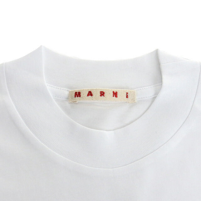 マルニ Tシャツ レディース 半袖 MARNI ホワイト 白 THJE0263P1 MARNI マルニ Tシャツ THJE0263P1 USCS87 レディース ミドル