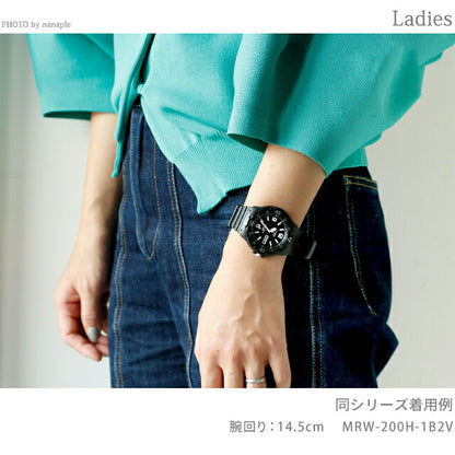 カシオ スタンダード クオーツ 腕時計 MRW-200H-7BVDF CASIO ホワイト ブラック MRW-200H-7BVDF