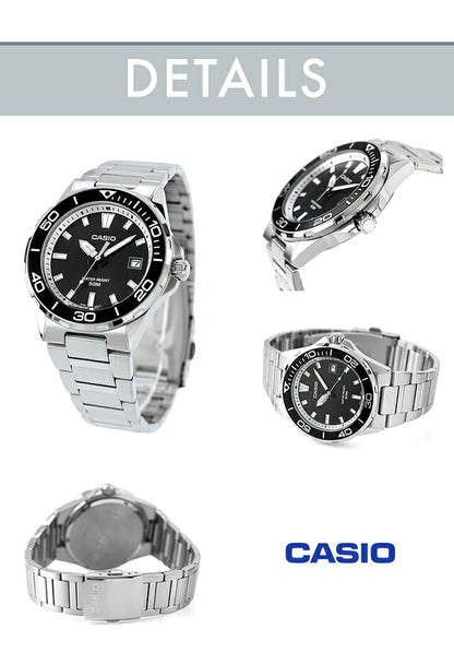 カシオ チープカシオ CASIO スタンダード クォーツ 電池式 MTD-145 海外モデル メンズ チプカシ 腕時計 ブランド アナログ ブラック ブルー グリーン シルバー 黒 選べるモデル おしゃれ 防水 小さい 軽い かわいい プレゼント 実用的