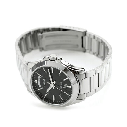 カシオ チープカシオ CASIO クォーツ 電池式 MTP-1370D-1A1V スタンダード 海外モデル メンズ チプカシ 腕時計 ブランド カシオ casio アナログ ブラック 黒 MTP-1370D-1A1VDF