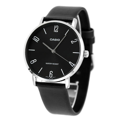 カシオ チープカシオ CASIO クォーツ 電池式 MTP-VT01L-1B2 スタンダード 海外モデル メンズ チプカシ 腕時計 ブランド カシオ casio アナログ ブラック 黒 MTP-VT01L-1B2DF