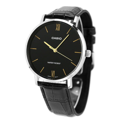 カシオ チープカシオ CASIO クォーツ 電池式 MTP-VT01L-1B スタンダード 海外モデル メンズ チプカシ 腕時計 ブランド カシオ casio アナログ ブラック 黒 MTP-VT01L-1BDF
