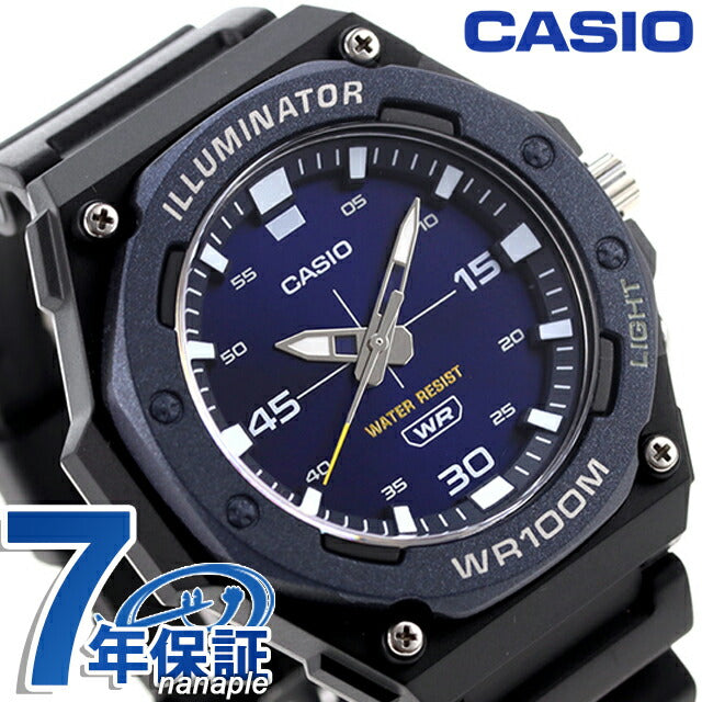 カシオ CASIO MW-620H-2AV スタンダード チプカシ 海外モデル メンズ 腕時計 ブランド カシオ casio アナログ ネイビー ブラック 黒 MW-620H-2AVDF