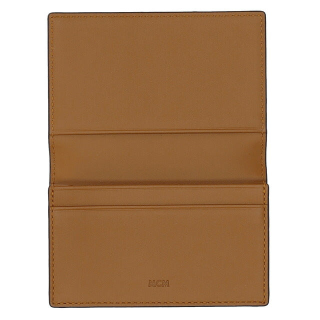 エム　シー　エム 名刺入れ メンズ ブランド MCM MXAESAC02 キャメルブラウン MXAESAC02-CO001