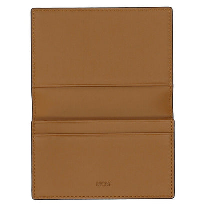 エム　シー　エム 名刺入れ メンズ ブランド MCM MXAESAC02 キャメルブラウン MXAESAC02-CO001