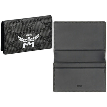 エム　シー　エム 名刺入れ メンズ ブランド MCM MXAESAC02 ダークグレー MXAESAC02-ED001