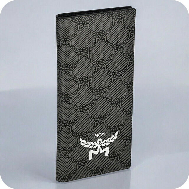 エム シー エム 長財布 メンズ ブランド MCM MXLESAC01 ダークグレー MXLESAC01-ED001