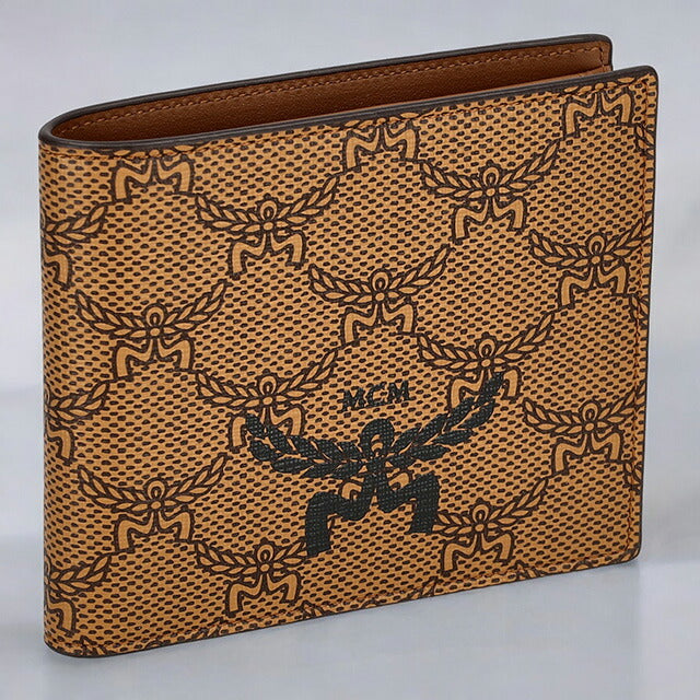 エム シー エム 二つ折り財布 メンズ ブランド MCM MXSESAC01 ブラウン MXSESAC01-CO001