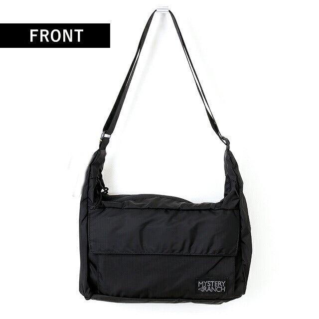ミステリーランチ ショルダーバッグ メンズ レディース ブランド インディー スクールバッグ 100d Robic recycled nylon rip stop (Black) かばん MY-111175-004-00