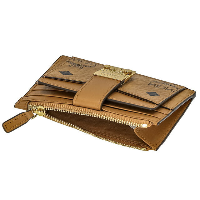 エム シー エム カードケース レディース ブランド MCM MYABSPA07 ブラウン MYABSPA07-CO001