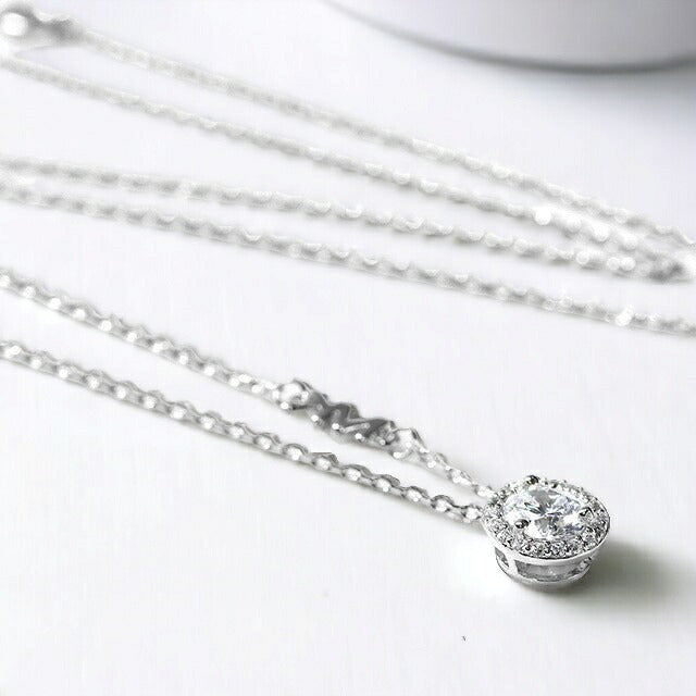 マイケルコース ネックレス MICHAEL KORS パヴェ ハロ ペンダント シルバー925 ジルコニア レディース MKC1208AN040 シルバー アクセサリー 記念品 ギフト MKC1208AN040