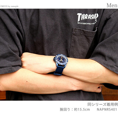 ノーティカ エヌエスアール クオーツ 腕時計 ブランド メンズ NAUTICA NAPNRS401 アナログ ネイビー NAPNRS401