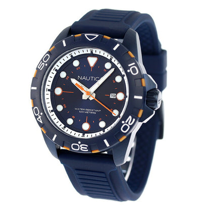 ノーティカ エヌエスアール クオーツ 腕時計 ブランド メンズ NAUTICA NAPNRS401 アナログ ネイビー NAPNRS401