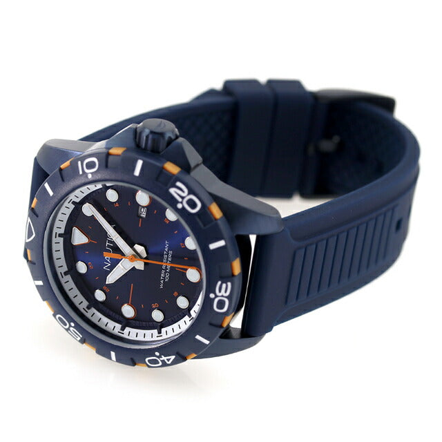 ノーティカ エヌエスアール クオーツ 腕時計 ブランド メンズ NAUTICA NAPNRS401 アナログ ネイビー NAPNRS401