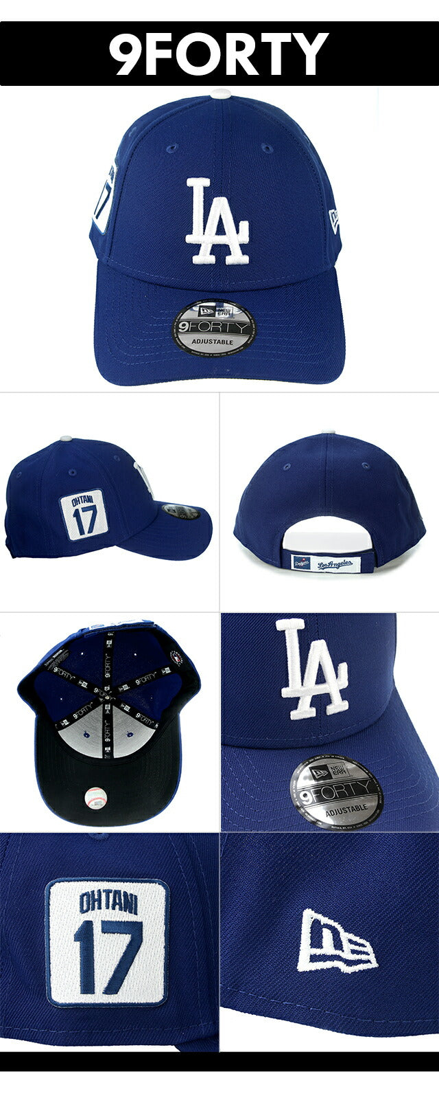 NEW ERA キャップ メンズ レディース ブランド ニューエラ 大谷翔平 ドジャース 1～7 ポリエステル 帽子 選べるモデル NE-OOTANI