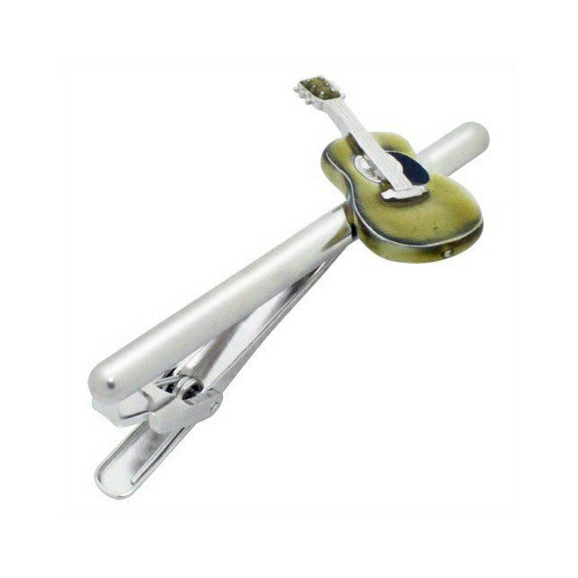 スワンク ネクタイピン SWANK タイバー×ネクタイセット ギターver タイピン メンズ NT04 シルバー アクセサリー 記念品 プレゼント ギフト NT04