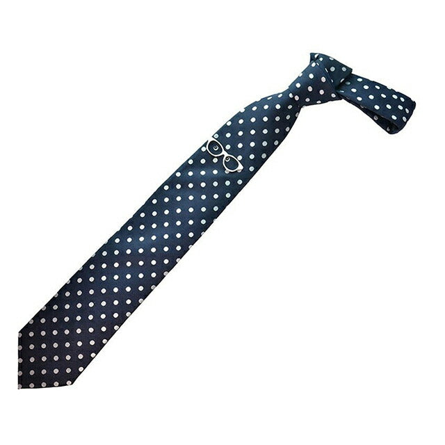 スワンク ネクタイピン SWANK タイバー×ネクタイセット メガネver タイピン メンズ NT07 シルバー アクセサリー 記念品 プレゼント ギフト NT07