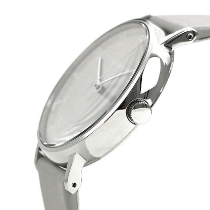 イッセイミヤケ f エフ 日本製 革ベルト 39mm メンズ 腕時計 ブランド NYAJ005 ISSEY MIYAKE グレー 時計 プレゼント ギフト NYAJ005