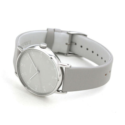 イッセイミヤケ f エフ 日本製 革ベルト 39mm メンズ 腕時計 ブランド NYAJ005 ISSEY MIYAKE グレー 時計 プレゼント ギフト NYAJ005