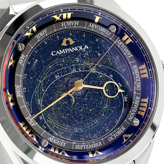 Outlet Citizen Campanola Cosmo Sign 25th Anniversary Limited Moonlit Sky Quartz Battery Operated Watch Brand Men&